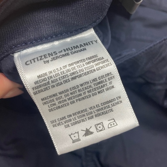 Citizens Of Humanity Women's 31 Blue Racer Low Rise Skinny Jeans Dark Blue Pants - Picture 5 of 6